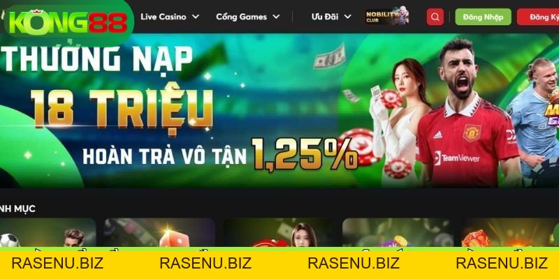 KONG88 Casino – Nạp Rút Siêu Tốc 3 Phút An Toàn