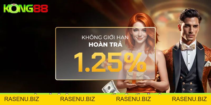 Hoàn Trả Vô Tận 1.25% – Khuyến Mãi Hấp Dẫn Từ KONG88