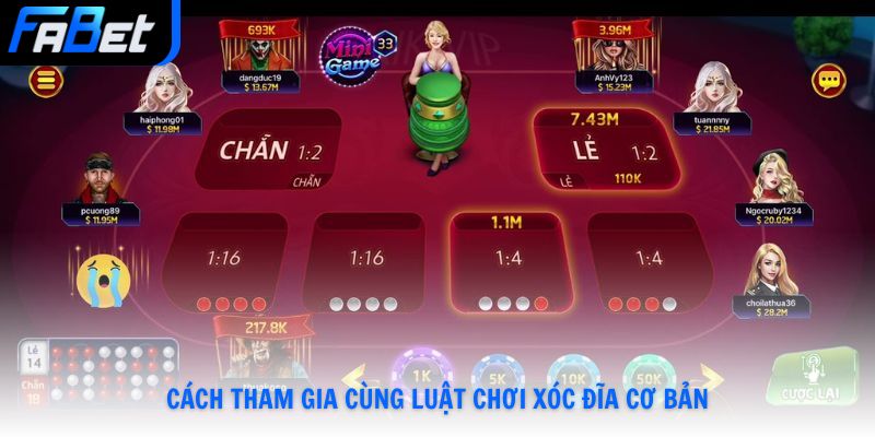 Cách Chơi Game Xóc Đĩa Đổi Thưởng Fabet Thắng Lớn 2026