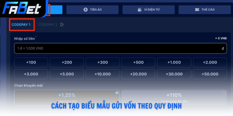 Nạp Tiền Fabet Hoàn Tất Trong 3 Bước Đơn Giản Và Thuận Lợi
